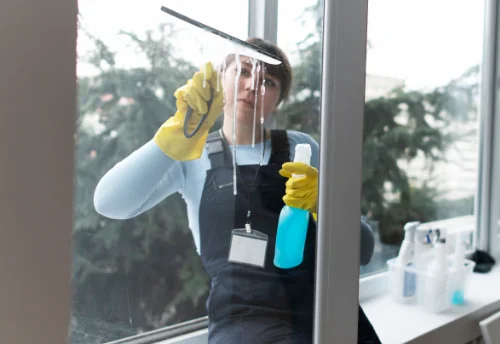 Nettoyage de vitres intérieures et extérieures à Gauciel
